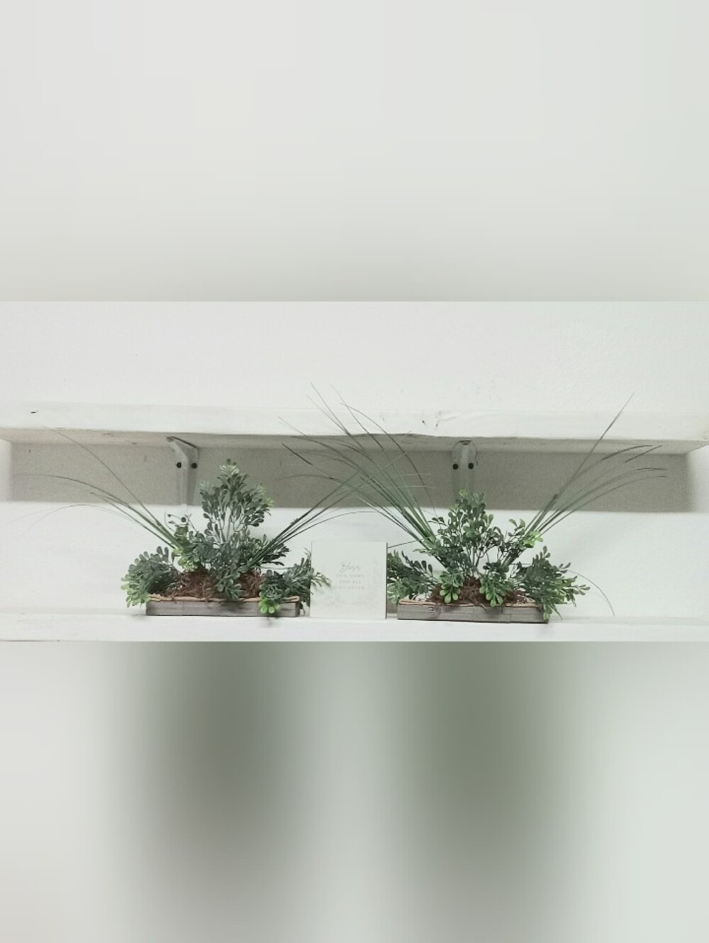 Set of Arrangements For Decorating Bohemian Western Farmhouse Faux Planters